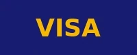 Visa accepted payment method logo at Clover Casino