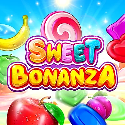 Sweet Bonanza online slot game tile available at Clover Casino